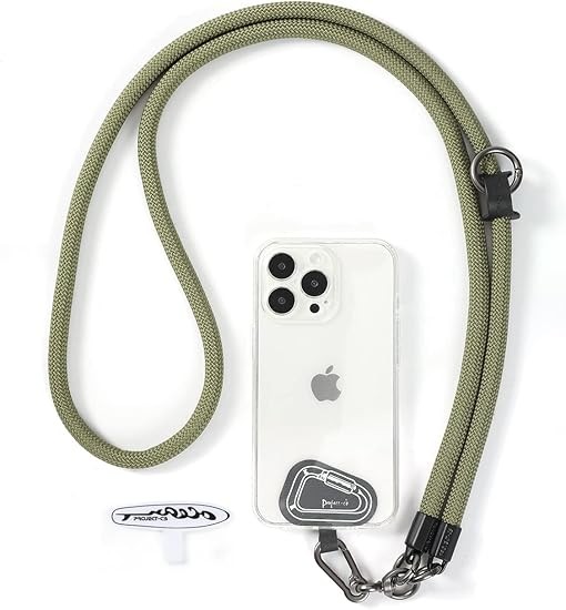 project-cb Cell Phone Lanyard 1,Crossbody Phone Strap 2,Universal Neck Lanyard Color: Green