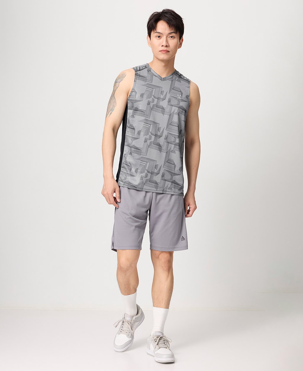 Fast Comfort Wicking Micro Print Tank Top